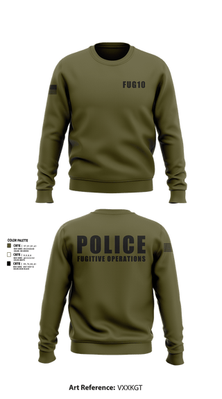 Crew Neck Sweatshirt, FUG10, Police, Teamtime, Team time, sublimation, custom sports apparel, team uniforms, spirit wear, spiritwear, sports uniforms, custom shirts, team store, custom team store, fundraiser sports, apparel fundraiser