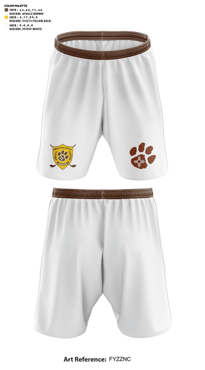Cibola High School Golf 48815551 Athletic Shorts With Pockets - 42