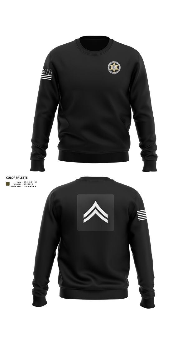 Crew Neck Sweatshirt, Wayne County Sheriff’s Department, Police, Teamtime, Team time, sublimation, custom sports apparel, team uniforms, spirit wear, spiritwear, sports uniforms, custom shirts, team store, custom team store, fundraiser sports, apparel fundraiser