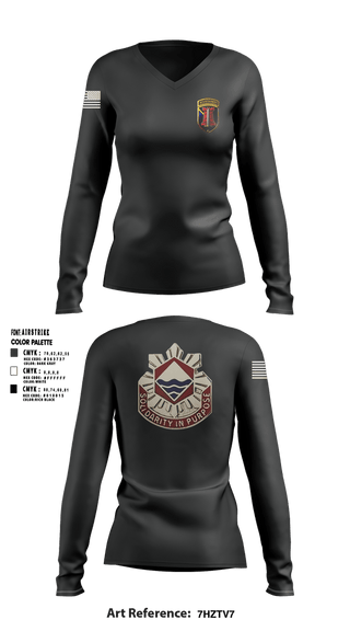 Womens Long Sleeve Vneck Shirt, 204th MEB Mountaineers, Army, Teamtime, Team time, sublimation, custom sports apparel, team uniforms, spirit wear, spiritwear, sports uniforms, custom shirts, team store, custom team store, fundraiser sports, apparel fundraiser