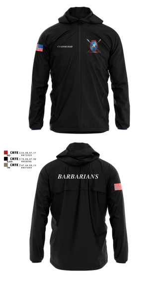 Windbreaker, Libertyville Army Recruiting Company, Army, Teamtime, Team time, sublimation, custom sports apparel, team uniforms, spirit wear, spiritwear, sports uniforms, custom shirts, team store, custom team store, fundraiser sports, apparel fundraiser