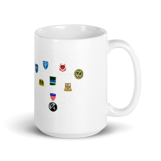80th TC, TTC-Dix 36888553 White Glossy Mug - Small