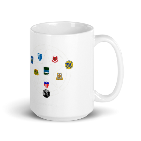 80th TC, TTC-Dix 36888553 White Glossy Mug - Small
