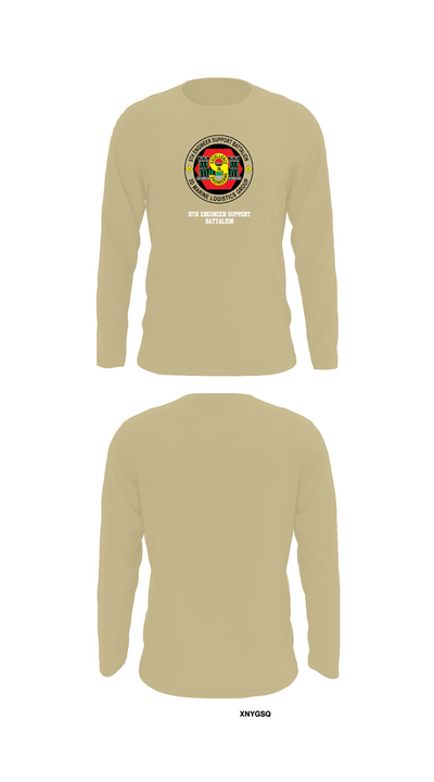 9th Engineer Support Battalion 95542880 Long Sleeve Performance Shirt 92