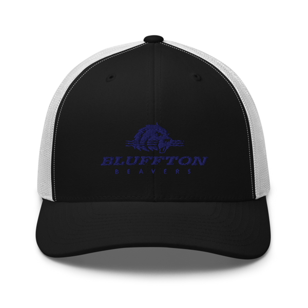 Bluffton University 87987155 Retro Trucker Hat | Yupoong 6606