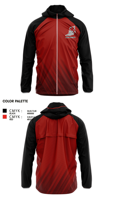 Page High School Wrestling 10285113 Windbreaker - 1