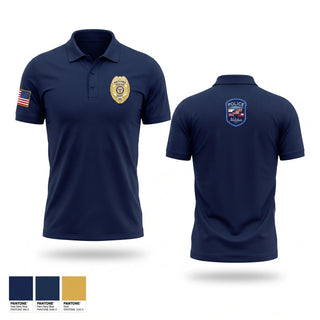 Short Sleeve Performance Polo, Natchez Police Department, Police, Teamtime, Team time, sublimation, custom sports apparel, team uniforms, spirit wear, spiritwear, sports uniforms, custom shirts, team store, custom team store, fundraiser sports, apparel fundraiser