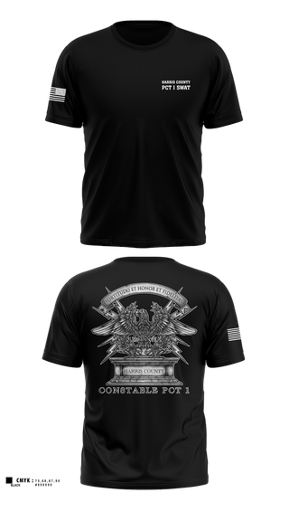Old School Cotton Feel Shirt, Harris county pct 1 swat, Police, Teamtime, Team time, sublimation, custom sports apparel, team uniforms, spirit wear, spiritwear, sports uniforms, custom shirts, team store, custom team store, fundraiser sports, apparel fundraiser