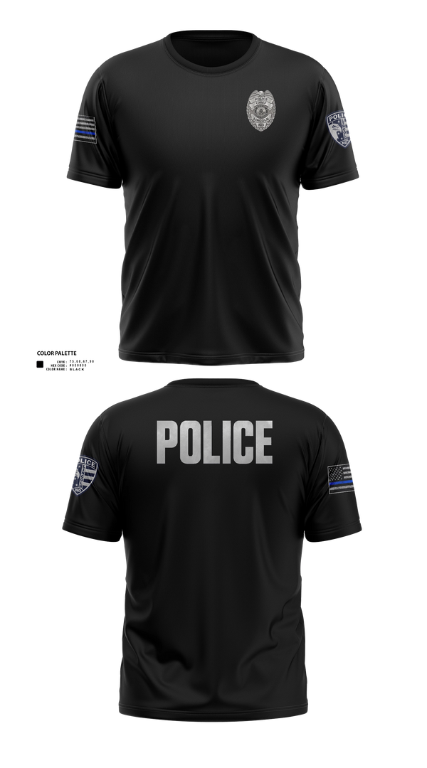 Lincoln Police Department Old School Cotton Feel Shirt - 21