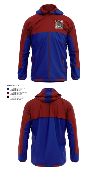 Windbreaker, Big Daddy’s Donut, Softball, Teamtime, Team time, sublimation, custom sports apparel, team uniforms, spirit wear, spiritwear, sports uniforms, custom shirts, team store, custom team store, fundraiser sports, apparel fundraiser