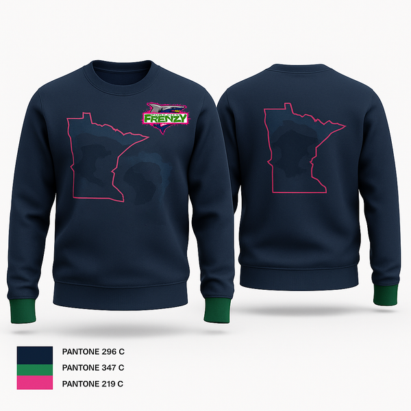 Crew Neck Sweatshirt, Frenzy, Softball, Teamtime, Team time, sublimation, custom sports apparel, team uniforms, spirit wear, spiritwear, sports uniforms, custom shirts, team store, custom team store, fundraiser sports, apparel fundraiser
