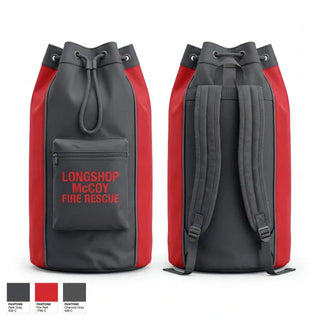 Gear Bag, Longshop McCoy Fire Rescue, Fire Department, Teamtime, Team time, sublimation, custom sports apparel, team uniforms, spirit wear, spiritwear, sports uniforms, custom shirts, team store, custom team store, fundraiser sports, apparel fundraiser