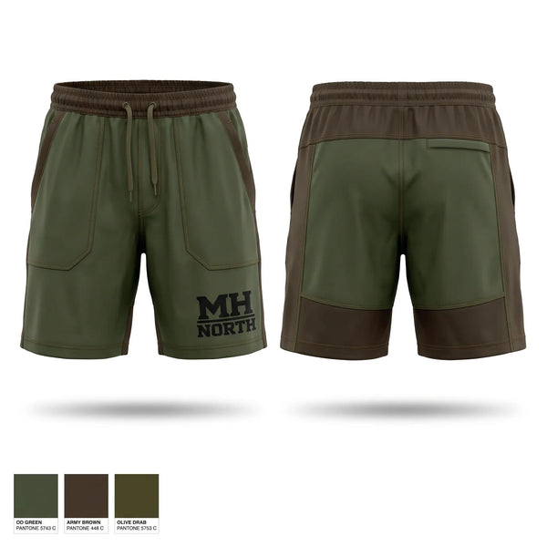 Athletic Shorts With Pockets, MH North, Army, Teamtime, Team time, sublimation, custom sports apparel, team uniforms, spirit wear, spiritwear, sports uniforms, custom shirts, team store, custom team store, fundraiser sports, apparel fundraiser
