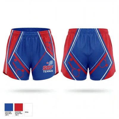 South Glens Falls Senior High School Tennis 41350281 Women's Shorts - 1