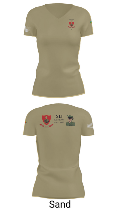 CMLP41 44688858 Women's Short Sleeve V-neck Shirt - 88