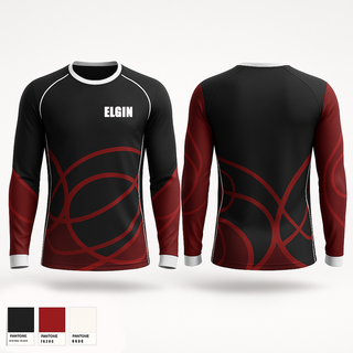 Long Sleeve Performance Shirt, ELGIN, Track & Field, Teamtime, Team time, sublimation, custom sports apparel, team uniforms, spirit wear, spiritwear, sports uniforms, custom shirts, team store, custom team store, fundraiser sports, apparel fundraiser