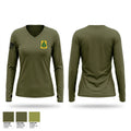 333 MP BDE Women's Long Sleeve V-neck Shirt - 1