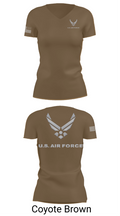 USAF Volunteer 95429734 Women's Short Sleeve V-neck Shirt - 8