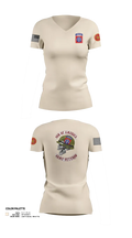 82d ABN DIV 72745716 Women's Short Sleeve V-neck Shirt - 102