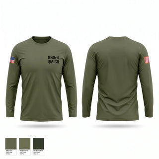 Long Sleeve Performance Shirt, 883rd QM CO, Army, Teamtime, Team time, sublimation, custom sports apparel, team uniforms, spirit wear, spiritwear, sports uniforms, custom shirts, team store, custom team store, fundraiser sports, apparel fundraiser