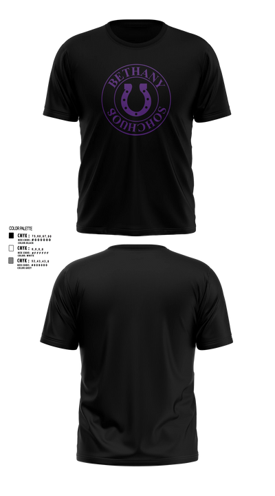 Bethany Bronchos Short Sleeve Performance Shirt - 8