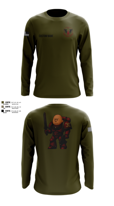 CCo, 1-508PIR (OG) Long Sleeve Performance Shirt 105