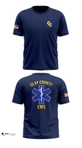 Clay County EMS 27576292 Old School Cotton Feel Shirt - 90