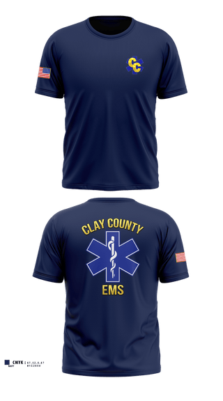 Old School Cotton Feel Shirt, Clay County EMS, EMS/EMT, Teamtime, Team time, sublimation, custom sports apparel, team uniforms, spirit wear, spiritwear, sports uniforms, custom shirts, team store, custom team store, fundraiser sports, apparel fundraiser