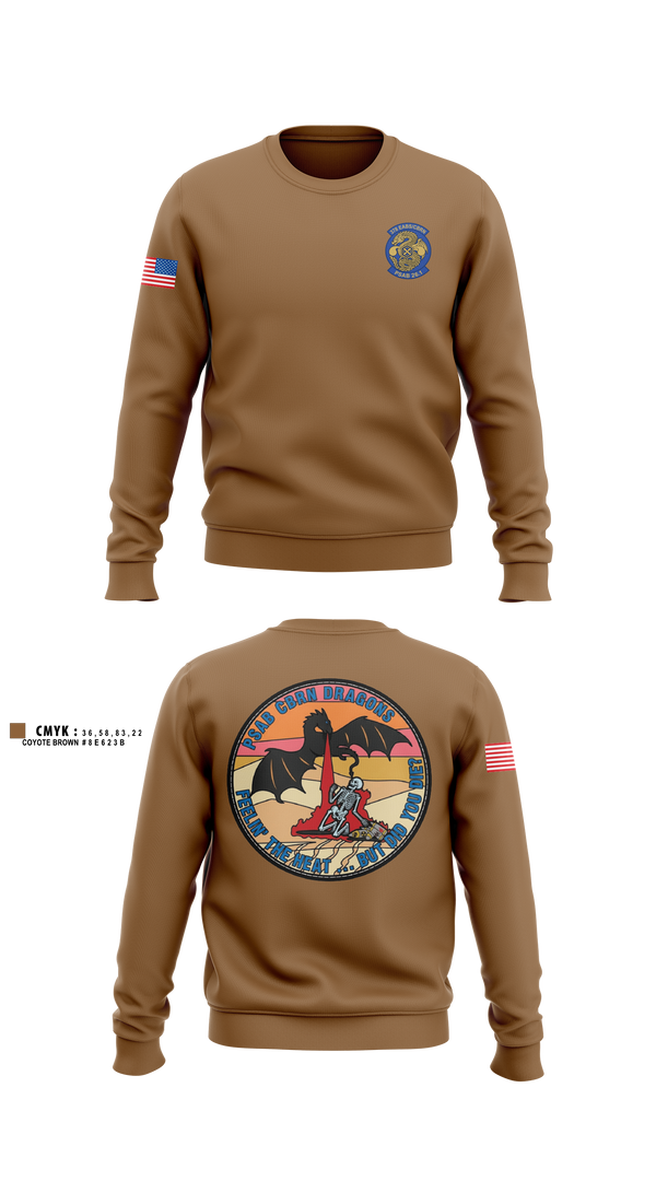 Crew Neck Sweatshirt, 378 EM/CBRN, Air Force, Teamtime, Team time, sublimation, custom sports apparel, team uniforms, spirit wear, spiritwear, sports uniforms, custom shirts, team store, custom team store, fundraiser sports, apparel fundraiser