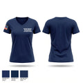 Benedict Volunteer Fire Department and Rescue Squad Women's Short Sleeve V-neck Shirt - 1