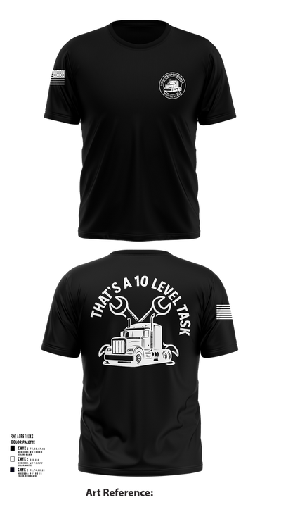 1482nd Transportation Company 43933777 Short Sleeve Performance Shirt - 103