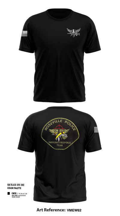 Roseville E.R.T. 91659020 Short Sleeve Performance Shirt - 102