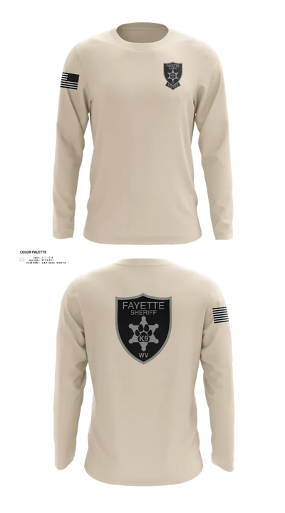Fayette County Sheriff WV 38752837 Long Sleeve Performance Shirt 21
