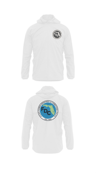 Windbreaker, Florida Department of Corrections, Police, Teamtime, Team time, sublimation, custom sports apparel, team uniforms, spirit wear, spiritwear, sports uniforms, custom shirts, team store, custom team store, fundraiser sports, apparel fundraiser