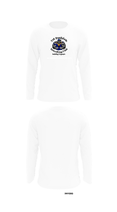 518 Annihilate Wrestling Club 20488804 Long Sleeve Performance Shirt 8