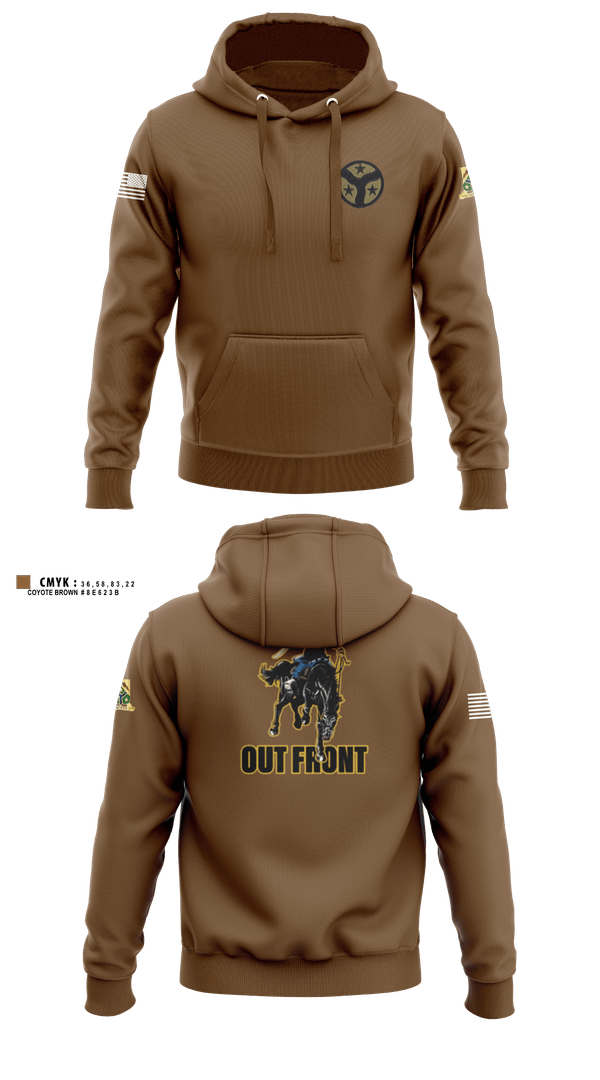 Hoodie, 278th ACR, National Guard, Teamtime, Team time, sublimation, custom sports apparel, team uniforms, spirit wear, spiritwear, sports uniforms, custom shirts, team store, custom team store, fundraiser sports, apparel fundraiser