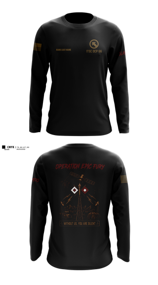 Long Sleeve Performance Shirt, 1 TSC OCP G6, Army, Teamtime, Team time, sublimation, custom sports apparel, team uniforms, spirit wear, spiritwear, sports uniforms, custom shirts, team store, custom team store, fundraiser sports, apparel fundraiser