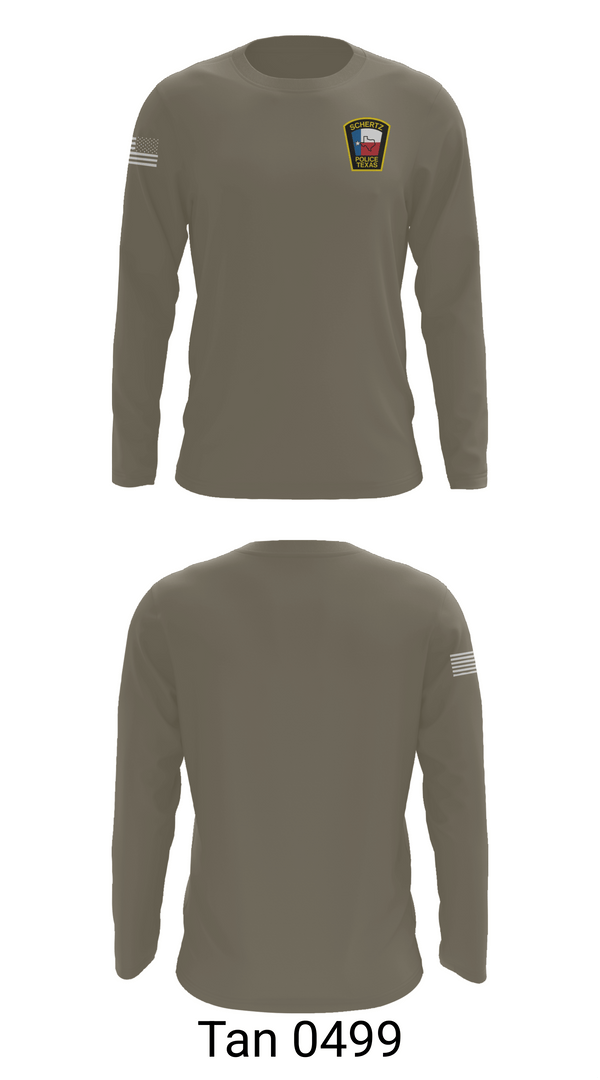 Long Sleeve Performance Shirt, Schertz PD, Police, Teamtime, Team time, sublimation, custom sports apparel, team uniforms, spirit wear, spiritwear, sports uniforms, custom shirts, team store, custom team store, fundraiser sports, apparel fundraiser