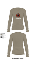 South bound brook training division 12410135 Women's Long Sleeve V-neck Shirt - 62
