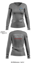 Central Pierce Wildfire 67359217 Women's Long Sleeve V-neck Shirt - 21