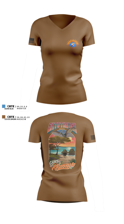Task Force Bastards 71335130 Women's Short Sleeve V-neck Shirt - 2