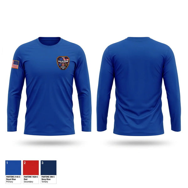 Long Sleeve Performance Shirt, Public Radio Service Emergency Monitoring, Fire Department, Teamtime, Team time, sublimation, custom sports apparel, team uniforms, spirit wear, spiritwear, sports uniforms, custom shirts, team store, custom team store, fundraiser sports, apparel fundraiser