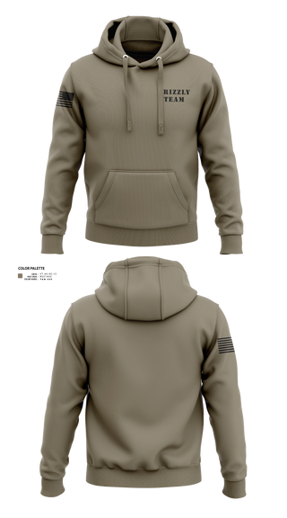 Hoodie, Grizzly Team, Army, Teamtime, Team time, sublimation, custom sports apparel, team uniforms, spirit wear, spiritwear, sports uniforms, custom shirts, team store, custom team store, fundraiser sports, apparel fundraiser
