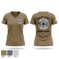Marshall county sheriff’s office Women's Short Sleeve V-neck Shirt - 1
