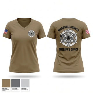 Womens Short Sleeve Vneck Shirt, Marshall county sheriff’s office, Police, Teamtime, Team time, sublimation, custom sports apparel, team uniforms, spirit wear, spiritwear, sports uniforms, custom shirts, team store, custom team store, fundraiser sports, apparel fundraiser