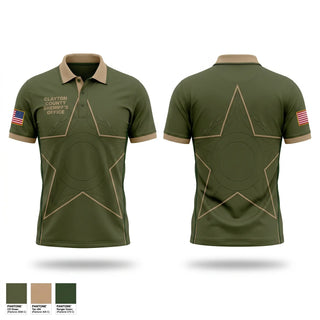 Short Sleeve Performance Polo, Clayton County Sheriff’s Office, Police, Teamtime, Team time, sublimation, custom sports apparel, team uniforms, spirit wear, spiritwear, sports uniforms, custom shirts, team store, custom team store, fundraiser sports, apparel fundraiser