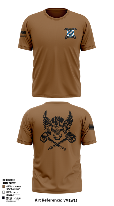 Crusher Company 1-28 Infantry Regiment 68782086 Old School Cotton Feel Shirt - 1
