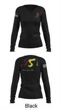 Jonny Five Film 55513459 Women's Long Sleeve V-neck Shirt - 35