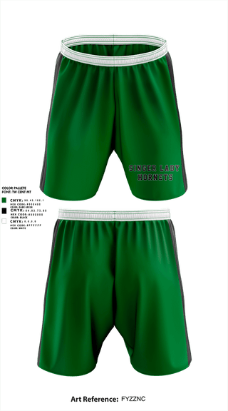 Athletic Shorts With Pockets, Singer Lady Hornets, Softball, Teamtime, Team time, sublimation, custom sports apparel, team uniforms, spirit wear, spiritwear, sports uniforms, custom shirts, team store, custom team store, fundraiser sports, apparel fundraiser