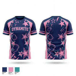 Soft Poly Tee Cotton Like Feel, Dynamite, Softball, Teamtime, Team time, sublimation, custom sports apparel, team uniforms, spirit wear, spiritwear, sports uniforms, custom shirts, team store, custom team store, fundraiser sports, apparel fundraiser